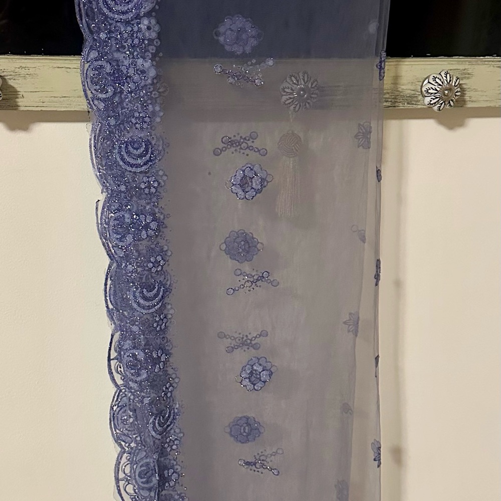 Maya Lavender Embellished Lengha - Picture 3 of 9